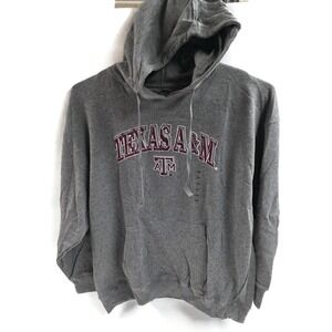 Texas A&M Aggies Hoodie Sweatshirt Mens 2XL Gray NCAA Football Pullover Cadre